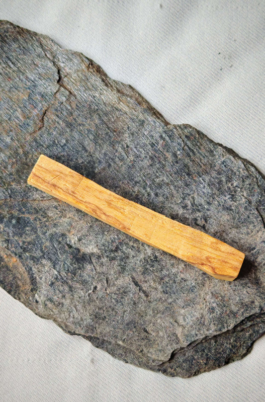 Stick de palo santo sur roche
